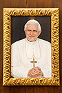 Fotografia del Papa Benedicto XVI (Sacristía Mayor - Santa Iglesia Catedral)