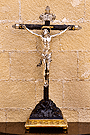 Crucificado de plata (Sala de los Canónigos - Santa Iglesia Catedral)