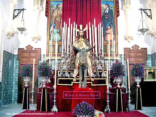 Besapiés de Cristo Rey en su Entrada Triunfal en Jerusalén (21 de noviembre de 2004)