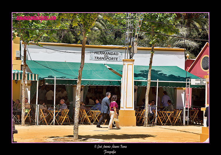 Caseta de la Hermandad del Transporte. Feria del Caballo 2012