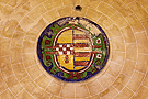 Escudo de la Familia Spinola en las claves de la bóveda de la nave de la Basílica de Nuestra Señora de la Merced Coronada 