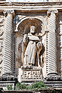 San Pedro Nolasco (Portada de la Basílica de Nuestra Señora de la Merced Coronada)