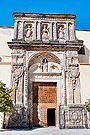 Portada principal de la Basílica de Nuestra Señora de la Merced Coronada