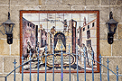 Retablo cerámico sobre los milagros de la Virgen de la Merced (Basílica de Nuestra Señora de la Merced Coronada)