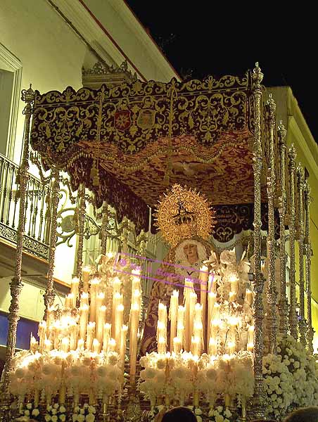 Paso de Palio de María Santísima de la Paz en su Mayor Aflicción