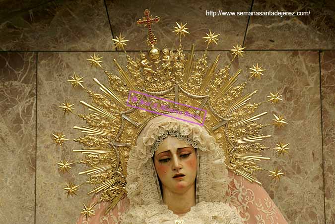 Diadema de María Santísima de la Paz en su Mayor Aflicción