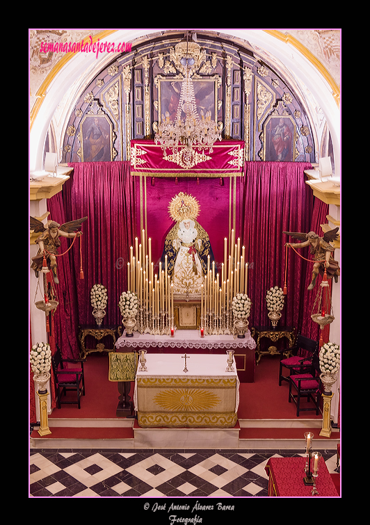 Altar para el Tríptico Mariológico de la Hermandad de la Coronación de Espinas 2013