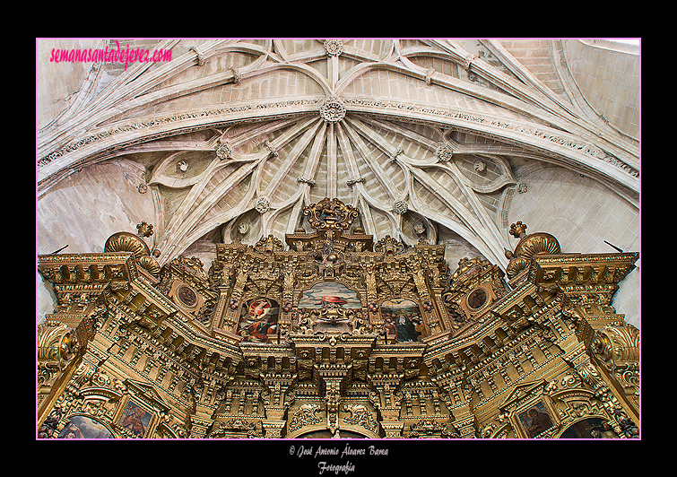 Bóveda sobre el Retablo Mayor de la Iglesia Parroquial de San Marcos