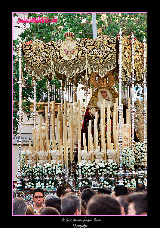 Paso de Palio de María Santísima de la Candelaria