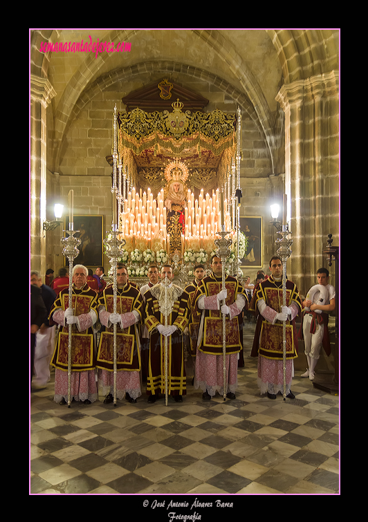 Paso de Palio de María Santísima de la Candelaria