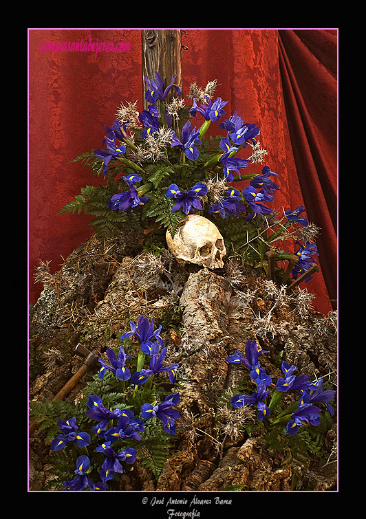 Detalle del Altar de Besamanos 2011 de María Santísima de la Candelaria