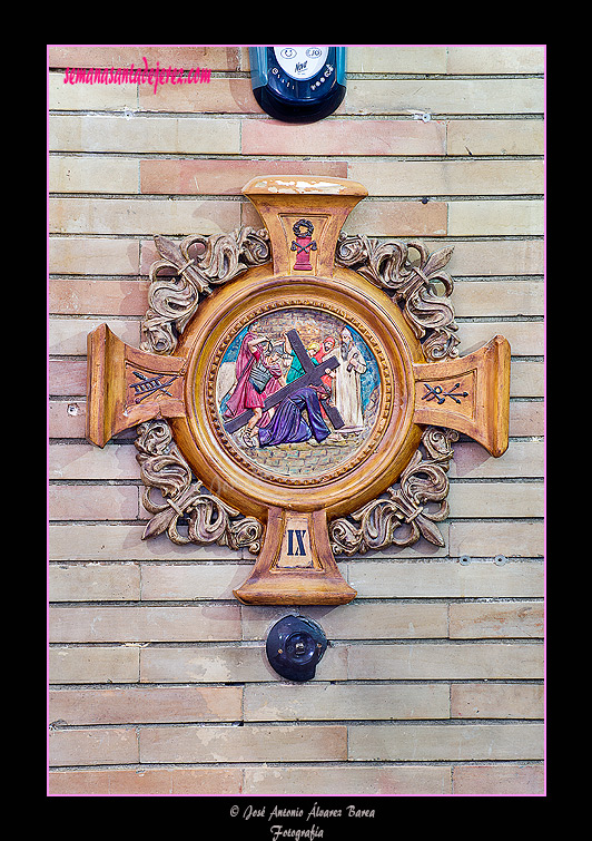 Estación del Via-Crucis (Iglesia de Santa Ana)