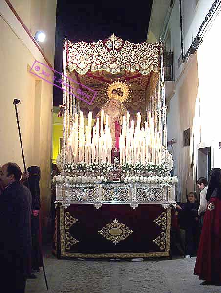 Paso de palio de Nuestra Señora del Socorro