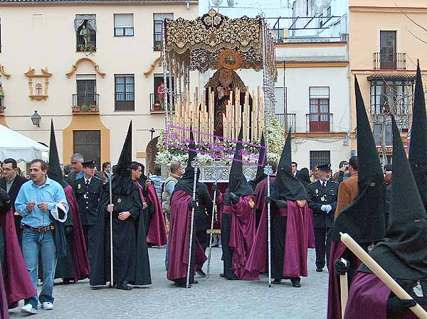 Presidencia del paso de Palio de la Hermandad del Cristo de la Viga