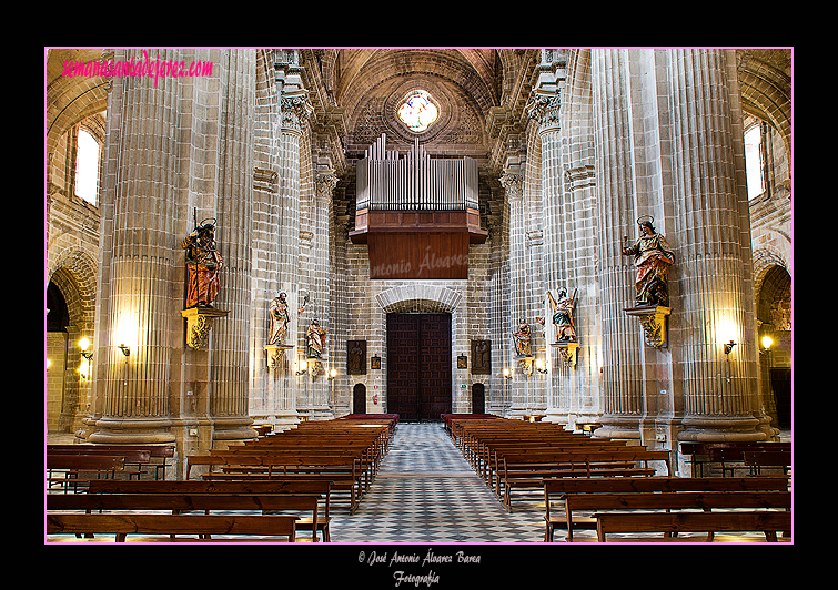 Nave central - Vista hacia los pies (Santa Iglesia Catedral)