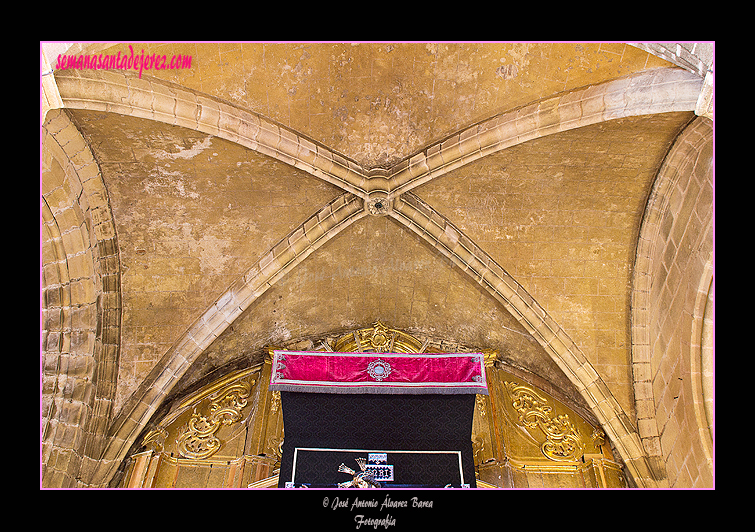 Bóveda del tramo del Retablo de San Pedro (Santa Iglesia Catedral)