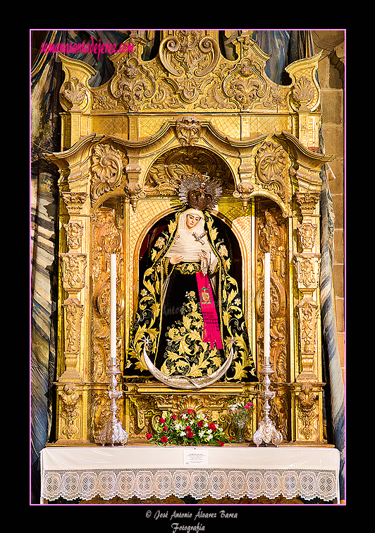 Cuerpo del Retablo de San José, actualmente de Nuestra Señora del Socorro (Santa Iglesia Catedral)