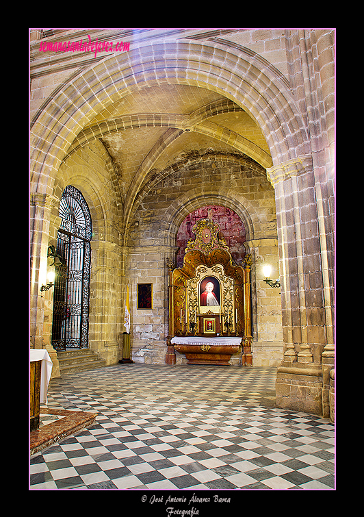 Tramo del Retablo de Santa Teresa de Jesús, actualmente del Beato Juan Pablo II (Santa Iglesia Catedral)