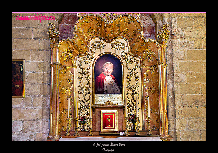 Cuerpo del Retablo de Santa Teresa de Jesús, actualmente del Beato Juan Pablo II (Santa Iglesia Catedral)