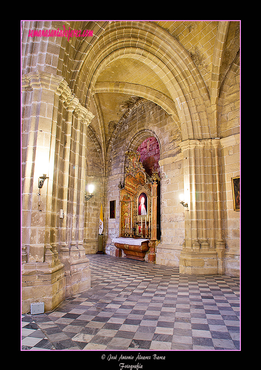 Tramo del Retablo de Santa Teresa de Jesús, actualmente del Beato Juan Pablo II (Santa Iglesia Catedral)