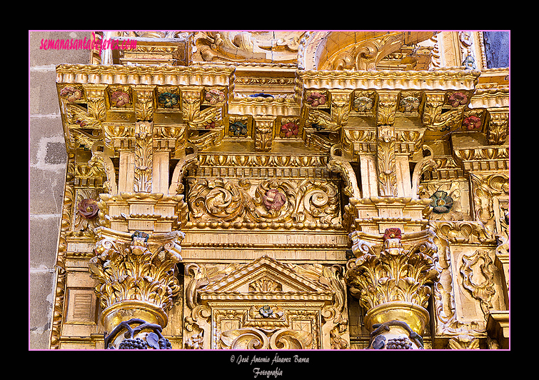 Capiteles de columnas del retablo de la Inmaculada del Voto, hoy de San Juan Grande (Santa Iglesia Catedral)