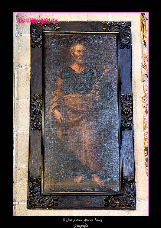 Lienzo de San Pedro (Tramo del Retablo de la Flagelación - Santa Iglesia Catedral)