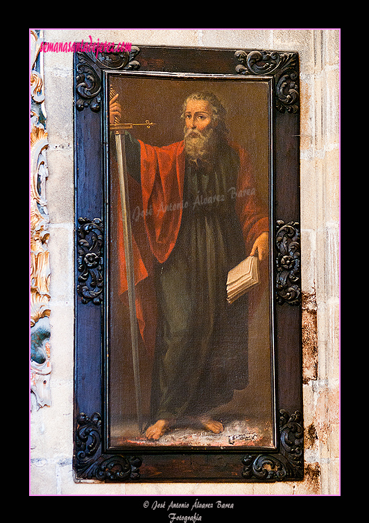 Lienzo de San Pablo (Tramo del Retablo de la Flagelación - Santa Iglesia Catedral)