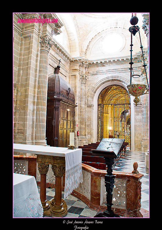 Vista parcial de la Capilla del Sagrario (Santa Iglesia Catedral)