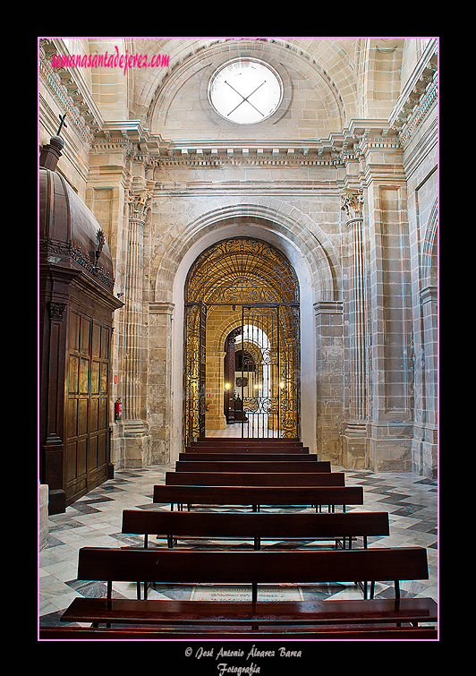 Vista parcial de la Capilla del Sagrario (Santa Iglesia Catedral)