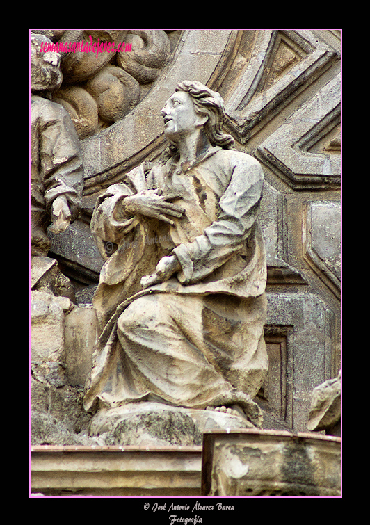 El Apóstol San Juan (Fachada Principal de la Santa Iglesia Catedral)