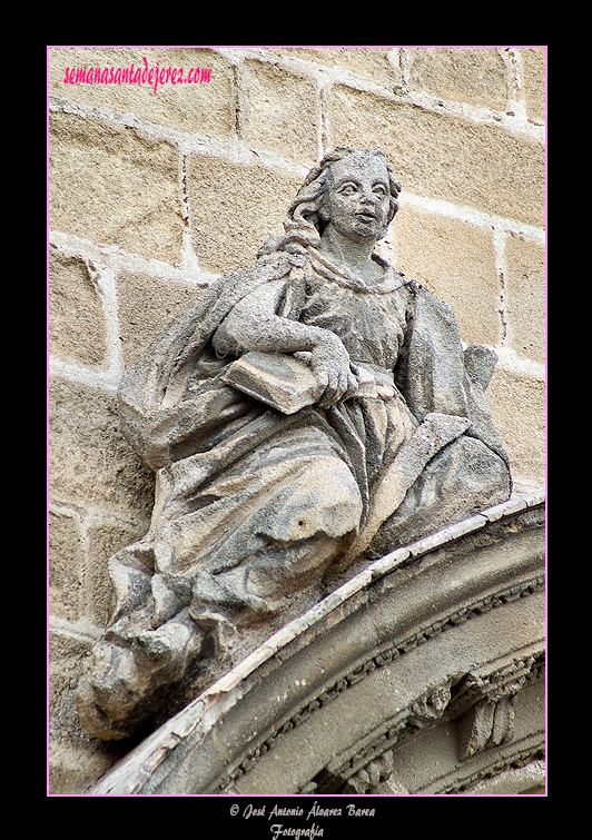 Sibila (Portada de la Visitación de la Santa Iglesia Catedral)