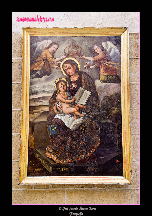 Virgen de Guía - Escuela española - Siglo XVI - Óleo sobre tabla (Sala del Tesoro - Museo de la Santa Iglesia Catedral)