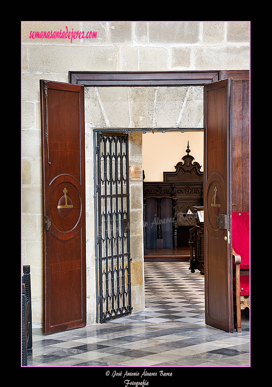 Entrada a la Sala Capitular desde la Sacristía Mayor (Santa Iglesia Catedral)