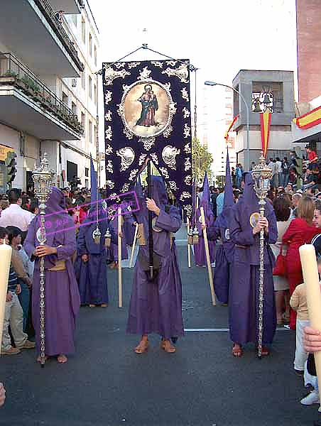 Presidencia del Simpecado de la Hermandad del Cristo de la Defensión