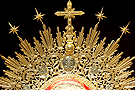 Detalle de la diadema de María Santísima de la O