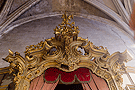 Ático del retablo de Nuestra Señora del Amparo (Capilla de los Riquelme - Iglesia de San Mateo)
