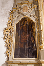 Lienzo de Santa Bárbara (Retablo de Nuestra Señora del Amparo - Capilla de los Riquelme - Iglesia de San Mateo)