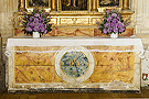 Mesa del retablo de San Sebastian (Iglesia de San Mateo)