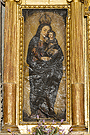 Pintura de la Virgen con el Niño Jesús (Retablo de San Sebastian - Iglesia de San Mateo)