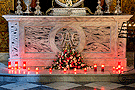 Mesa del altar de Nuestra Señora de las Lágrimas (Iglesia de San Juan de los Caballeros)