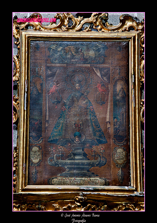 Pintura de Nuestra Señora de la Soterraña (Nave del evangelio de la Iglesia de San Miguel)