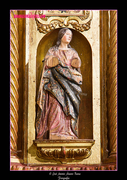 La Virgen María (Retablo Mayor de la Iglesia de San Miguel)