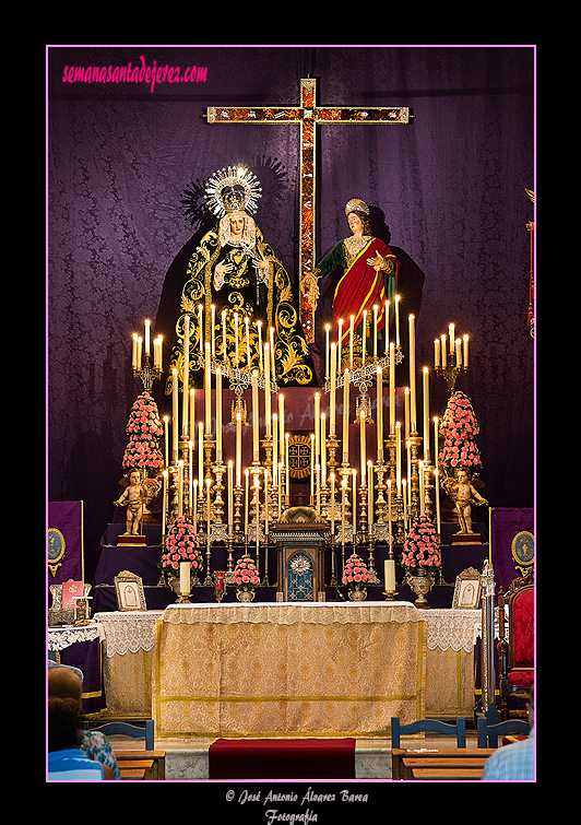 Altar de Cultos del Triduo en honor de Nuestra Madre y Señora del Traspaso (13, 14 y 15 de Septiembre de 2012)