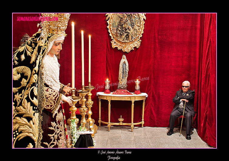 Homenaje a Manuel González Monroy, vestidor de Nuestra Señora de la Piedad