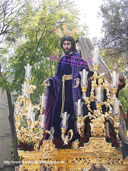 Paso de Misterio del Santísimo Cristo de la Clemencia en la Traición de Judas