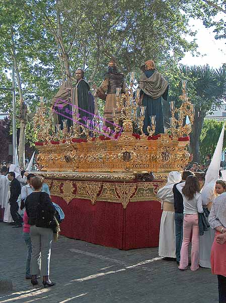 Paso de Misterio del Santísimo Cristo de la Clemencia en la Traición de Judas