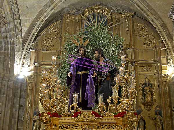 Paso de Misterio del Santísimo Cristo de la Clemencia en la Traición de Judas