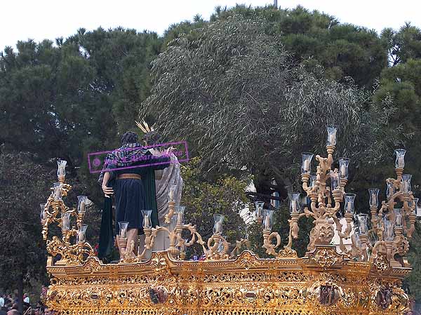 Paso de Misterio del Santísimo Cristo de la Clemencia en la Traición de Judas