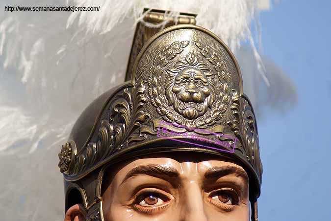 Casco del soldado romano (Paso de Misterio de Nuestro Padre Jesús de la Paz)