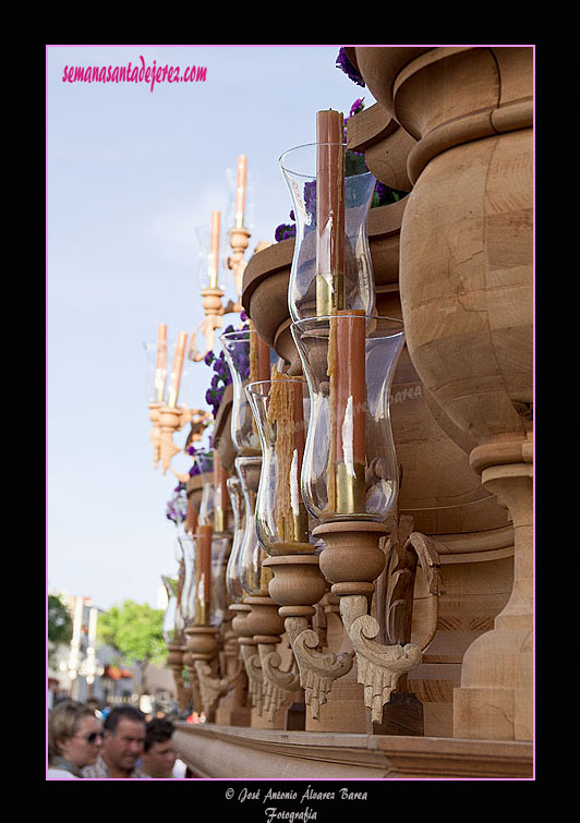 Candelabros laterales del Paso de Misterio de Nuestro Padre Jesús de la Salud